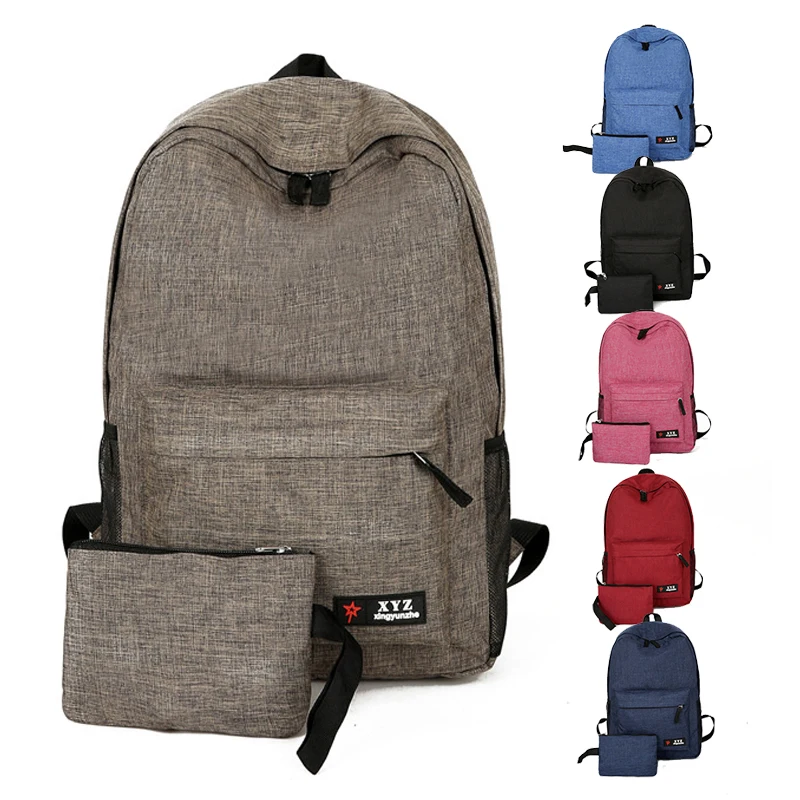 

New High Capacity Waterproof Nylon Backpack Women Schoolbag Backpack Ladies Knapsack Laptop Travel Bags for School Teenage Boys