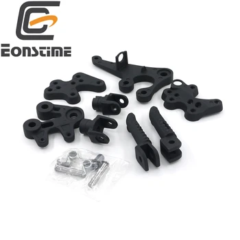 

black Silver Motorcycle Front Foot Pegs Footrest for Suzuki GSX-R 1000 2005-2010 2006 2007 2008 2009