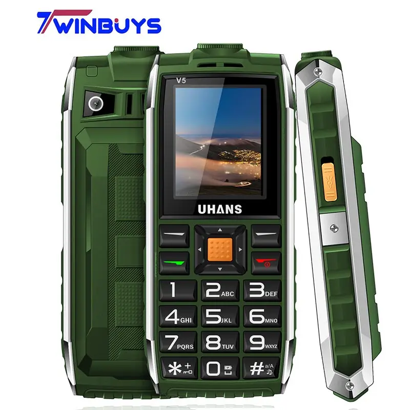 Оригинальный мобильный телефон uhans V5 Elder 1 7 &quotежедневно водонепроницаемый с
