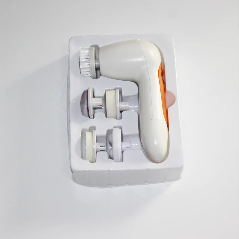 Waterproof 5 in 1 Electric Wash Face Machine Facial Pore Cleaner Body Cleaning Massage Mini Skin