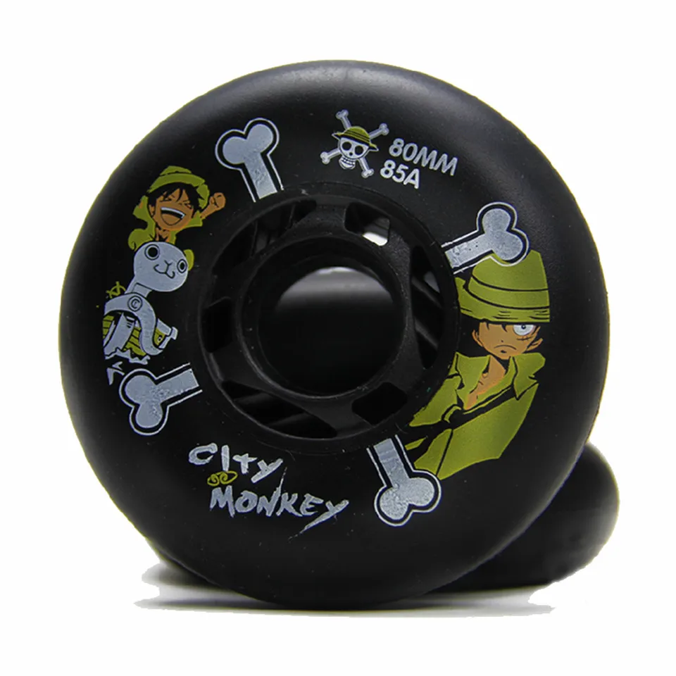 Профессиональные роликовые коньки City Monkey 80 76 72 мм колеса 85A для детей взрослые