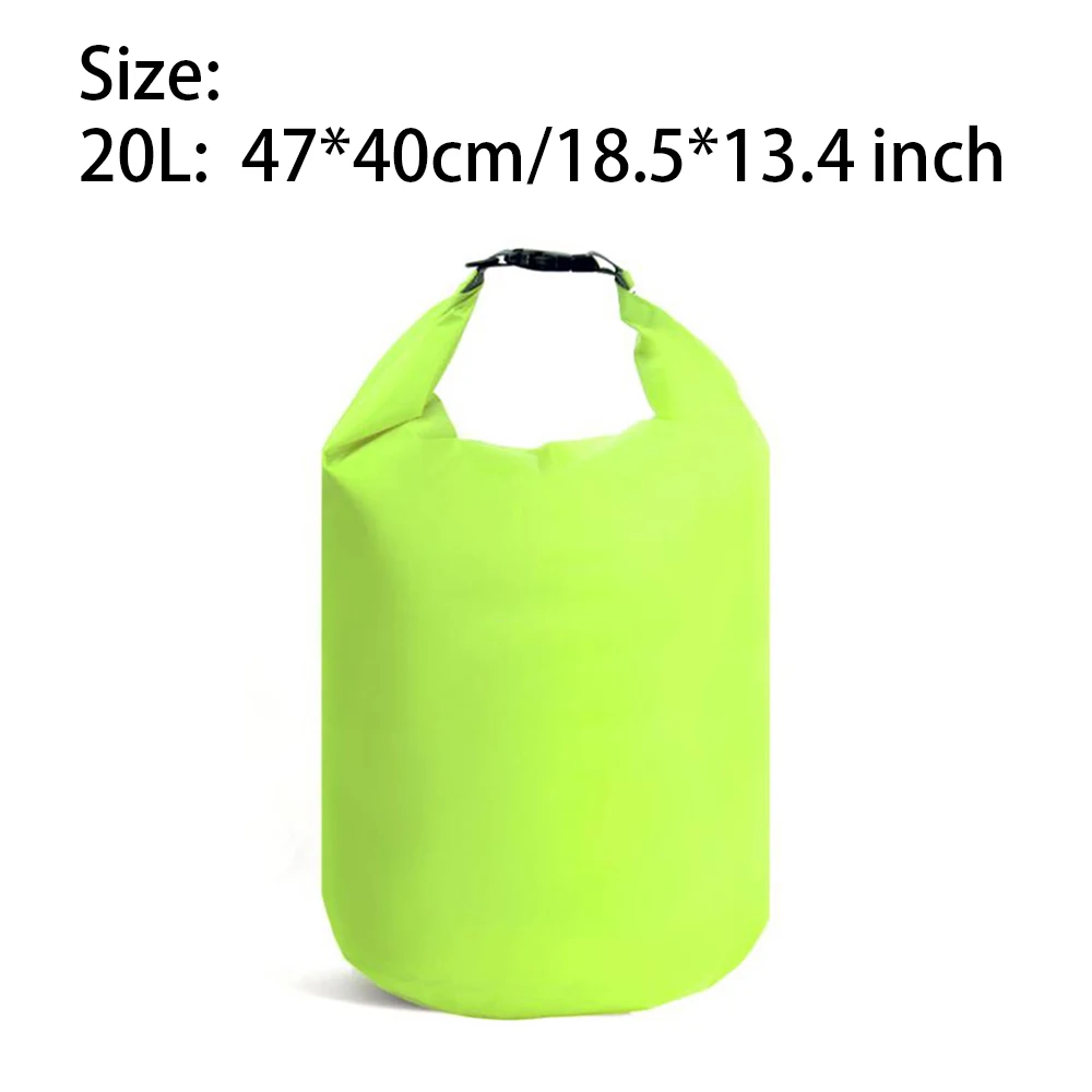 Спортивные сухие сумки для спорта на открытом воздухе 10L 20L для плавания, кемпинга, рафтинга, водонепроницаемые пыленепроницаемые сумки для хранения для дрифтинга, пешего туризма, речной поход - Цвет: Красный