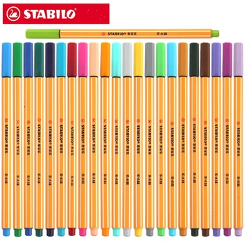 Stabilo Point 88 Marker Fineliner 0.4mm Felt Tip Pen Professional Line Art Marker for Drawing Illustration Sketch Pen Design Pen pentel cartoons sketch pen jm20 ash drawing pen draft line pen