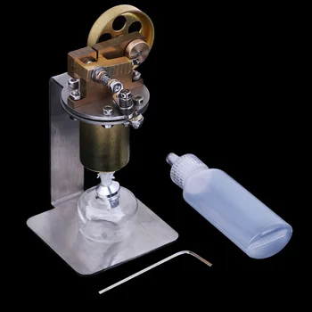 

Mini Steam Engine Model Kit Steam Powered Toy Physics Experiments