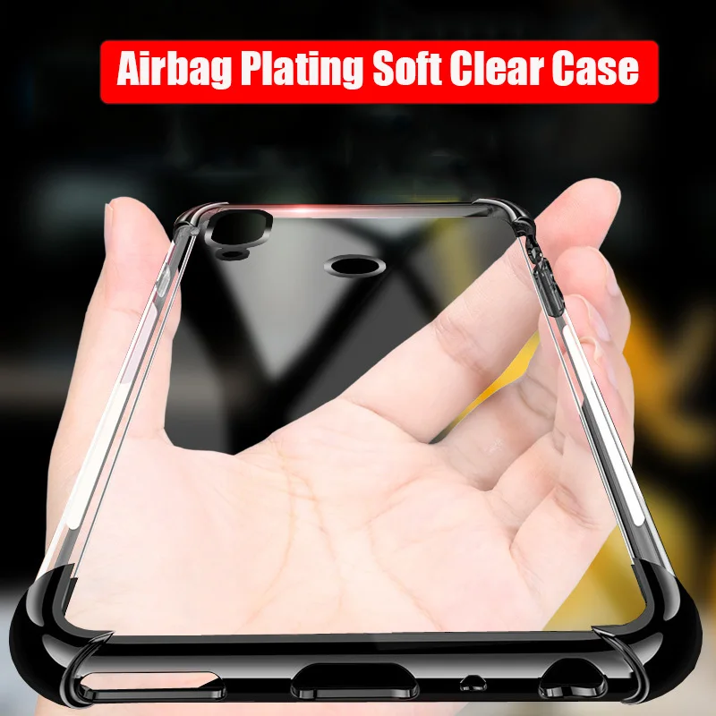 

Lainergie For Meizu Note 9 Case Luxury Airbag Super Protection Soft Clear Back Cover For Meizu Note9 Phone Cases