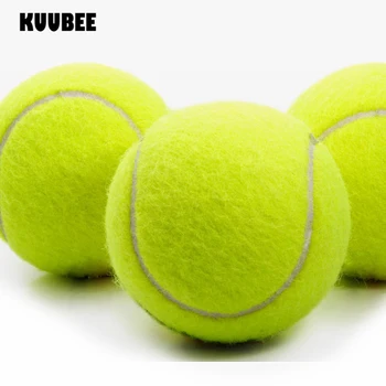 

100pcs/lot Tennis Ball 63mm Beginners High Resilience Durable Exercise Practice Tennis training ball