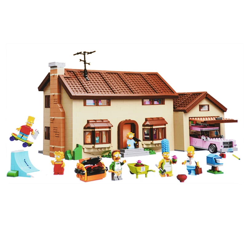 NEW The Simpsons series The Simpsons house model Building Blocks
