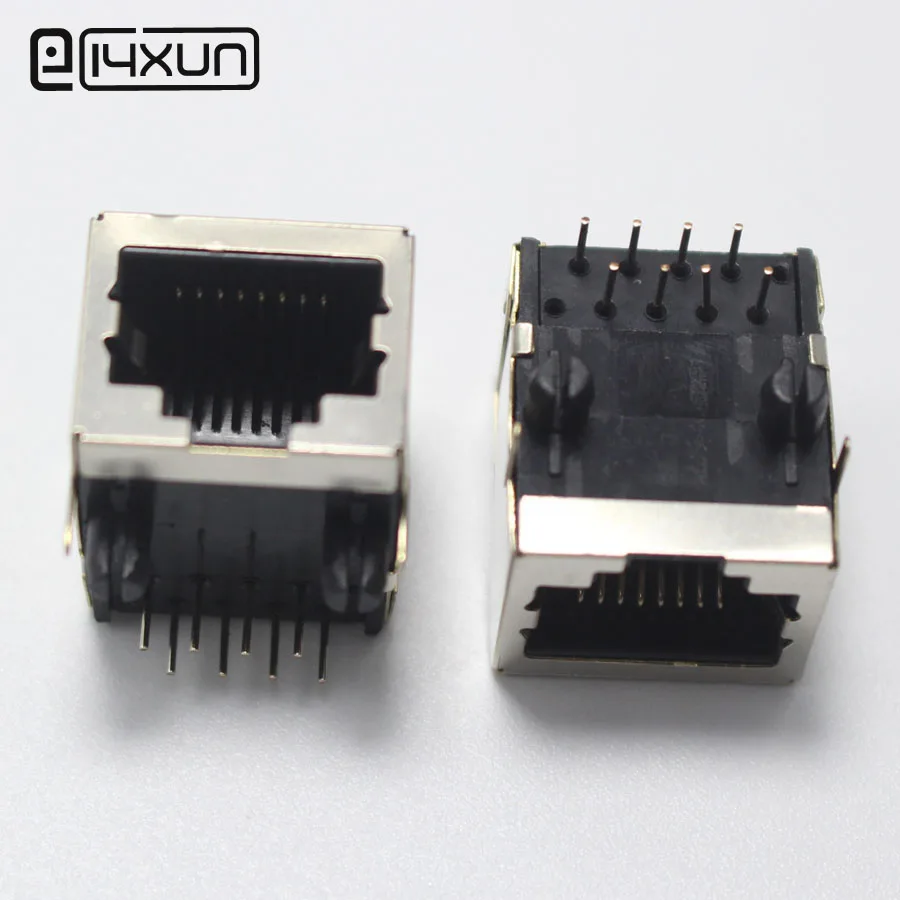 1pcs RJ45 Network jack 8P8C Modular Network PCB Jack 8P LAN Adapter