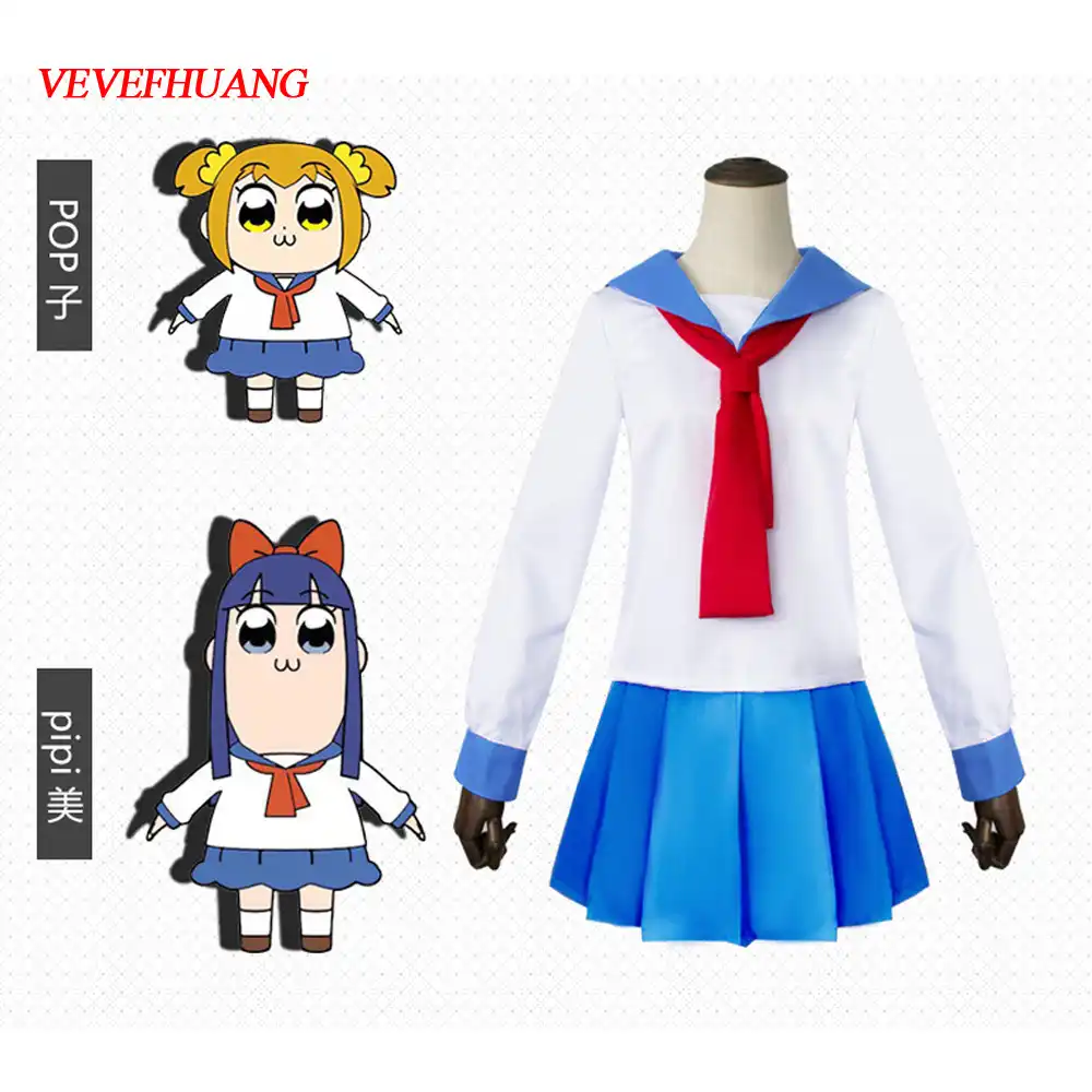 Vevefhuang Poputepipikku Cosplay Costumes Popuko Cosplay Pipimi Vevefhuang Poputepipikku Cosplay Costumes Popuko Cosplay Pipimi