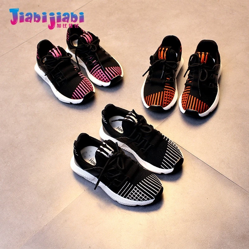 

3-12T Spring Children Student stripe Fashion Boys Sport Shoes Baby Girls Casual Tennis Run Shoes Toddler Kids canvas Sneaker 7