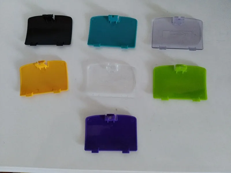FZQWEG 7 COLORS CASE For GBC game console For Gameboy Color battery cover shell case