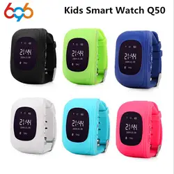 696 Q50 gps Умный Ребенок Безопасной Смарт часы SOS вызова Расположение Finder Locator Tracker для детские, защита от потери монитор детские наручные часы