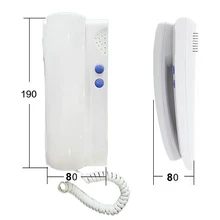 XinSiLu безопасности прямая Пресс ключ видео-телефон двери для внутренней установки, 5-проводной аудио видео домофон система ручка комплект