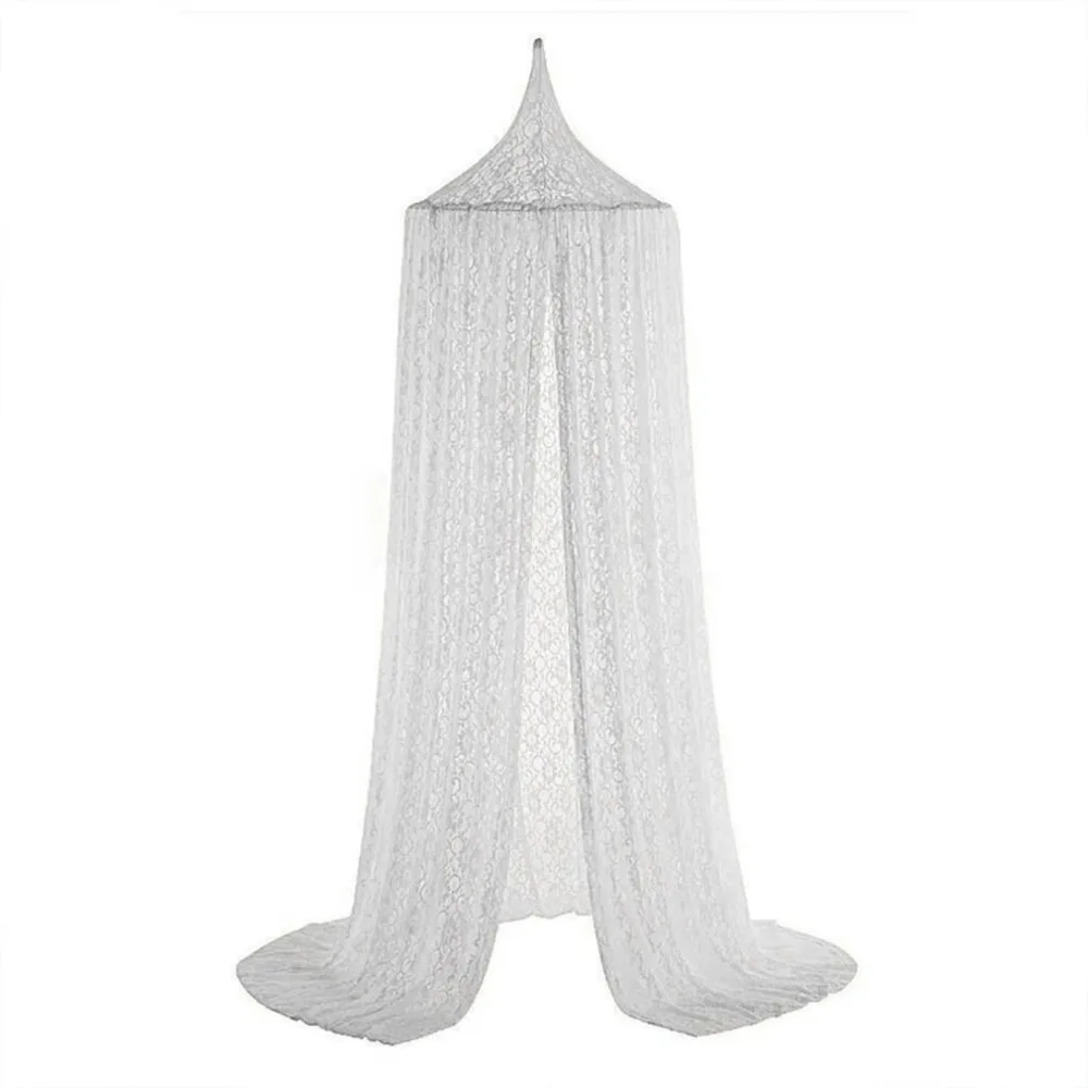 

Summer Lace Hanging Kids Baby Bedding Dome Bed Canopy Mosquito Net Bedcover Curtain For Baby Kids Playing