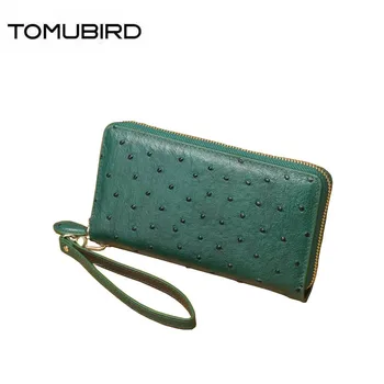 

2020 New cowhide women genuine Leather bag fashion embossed Multi-card bit Leather bag zipper clutch bag women famous brands