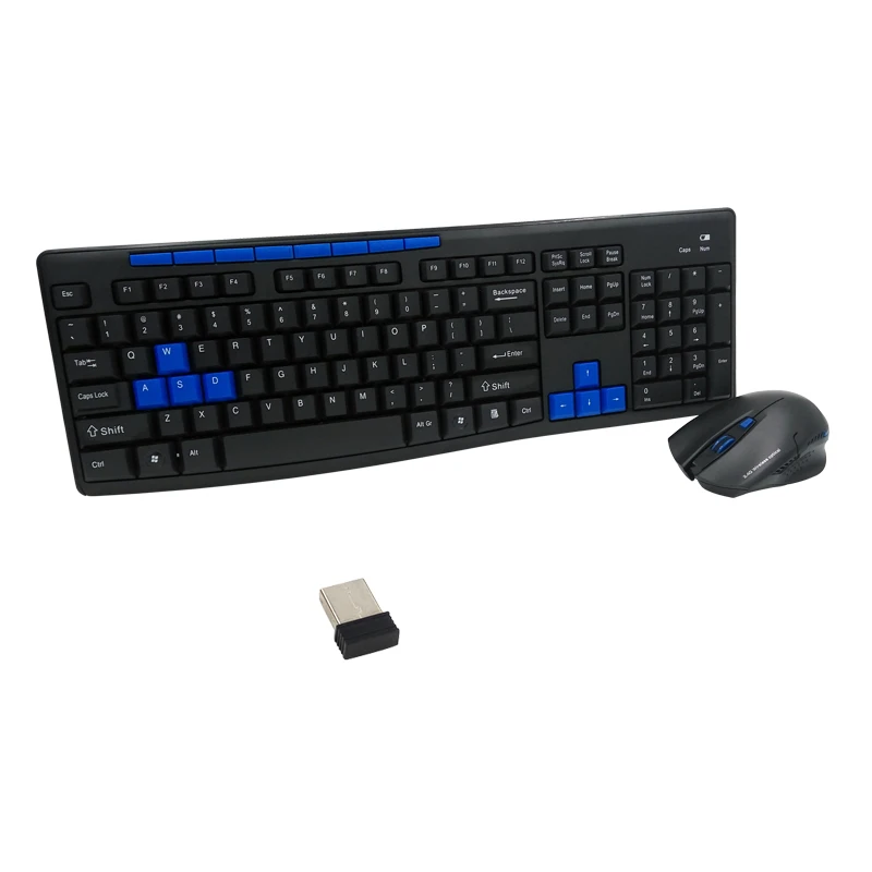 2.4GHz USB Wireless Keyboard and Mouse Combos For home office gaming