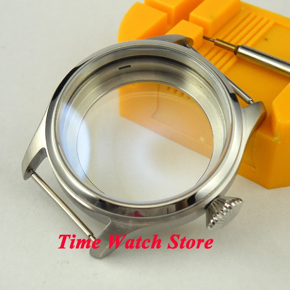 brushed watch case