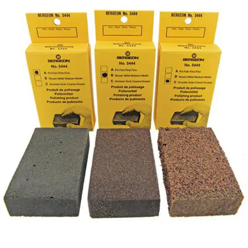 

Bergeon 5444 A B C Polishing Block for Satin Finish Metal Polish