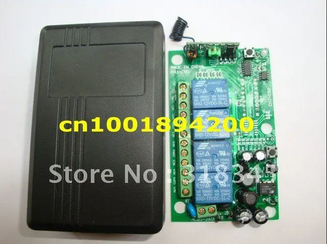85 V 260 4CH Way Беспроводная лампа/выключатель питания RF система дистанционного