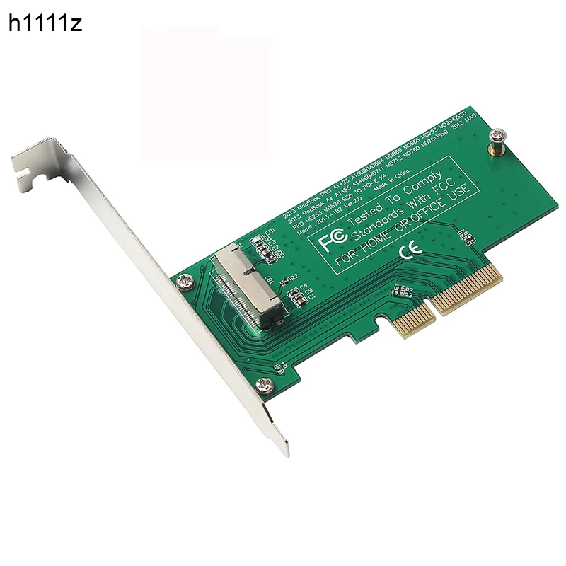 PCI Express PCIE PCI-E на 4X адаптер Карточка SSD конвертер карты для Apple 2013 MacBook Air A1465 подходит для Mac Pro, MD878 ME253 SSD