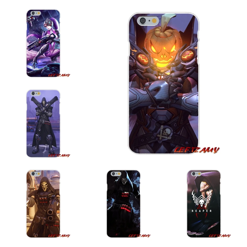 

For Xiaomi Redmi 3 3S 4A 5A Pro Mi4 Mi4C Mi5S Mi6X Mi Max2 Note 3 4 5A game Overwatch OW Reaper Accessories Phone Cases Covers