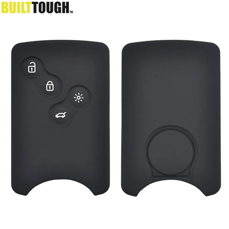 

4 BUTTON SILICONE KEY COVER FIT FOR RENAULT SCENIC CLIO LAGUNA MEGANE CAPTUR KAPTUR KOLEOS DUSTER SANDERO TWINGO CASE FOB SHELL
