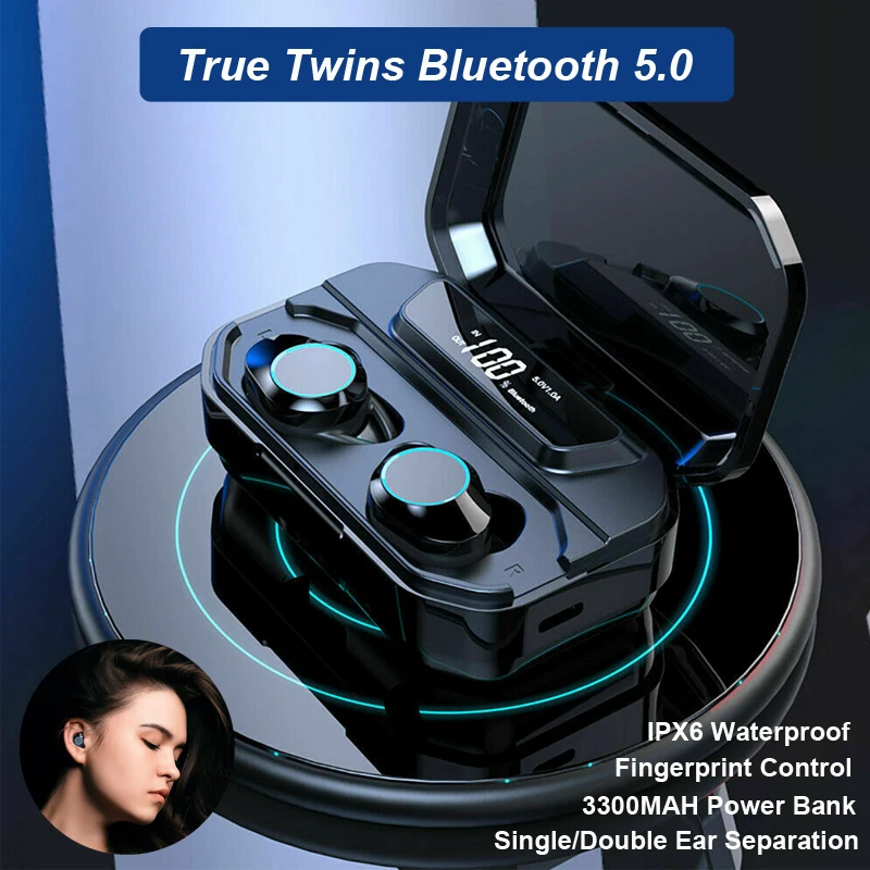 Touch Ture беспроводные наушники Bluetooth 5,0 гарнитура TWS 3D стерео наушники мини наушники спортивные наушники с микрофоном