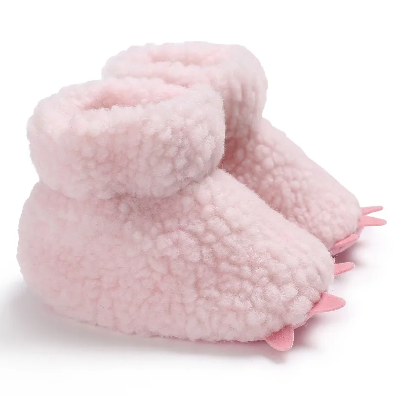 Для маленьких девочек обувь для детей кроватки Bebe младенческой малыша первый ходунки мальчиков зимние супер Утепленная одежда на мягкой