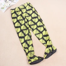 Женские теплые штаны с рисунком для сна; европейские размеры M-L