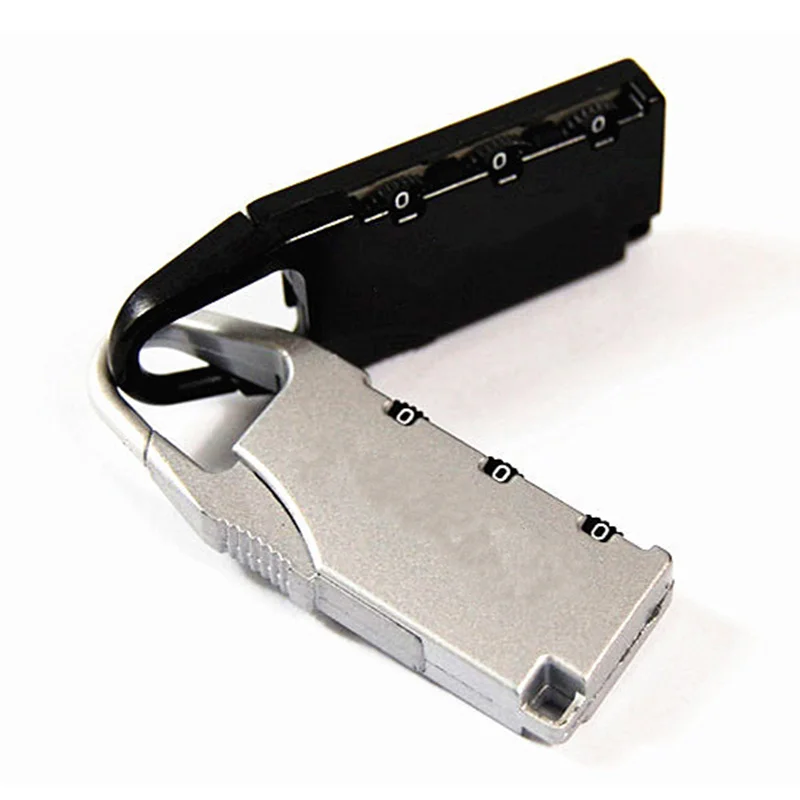 Mini Alloy Combination travel bag code lock Padlock Luggage security