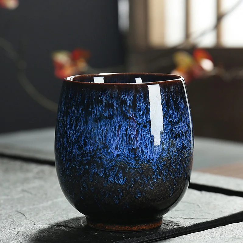 

1 pcs Chinese ceramic hand-painted Kung Fu tea cup glaze modified Kung Fu tea cup pattern kitchen supplies