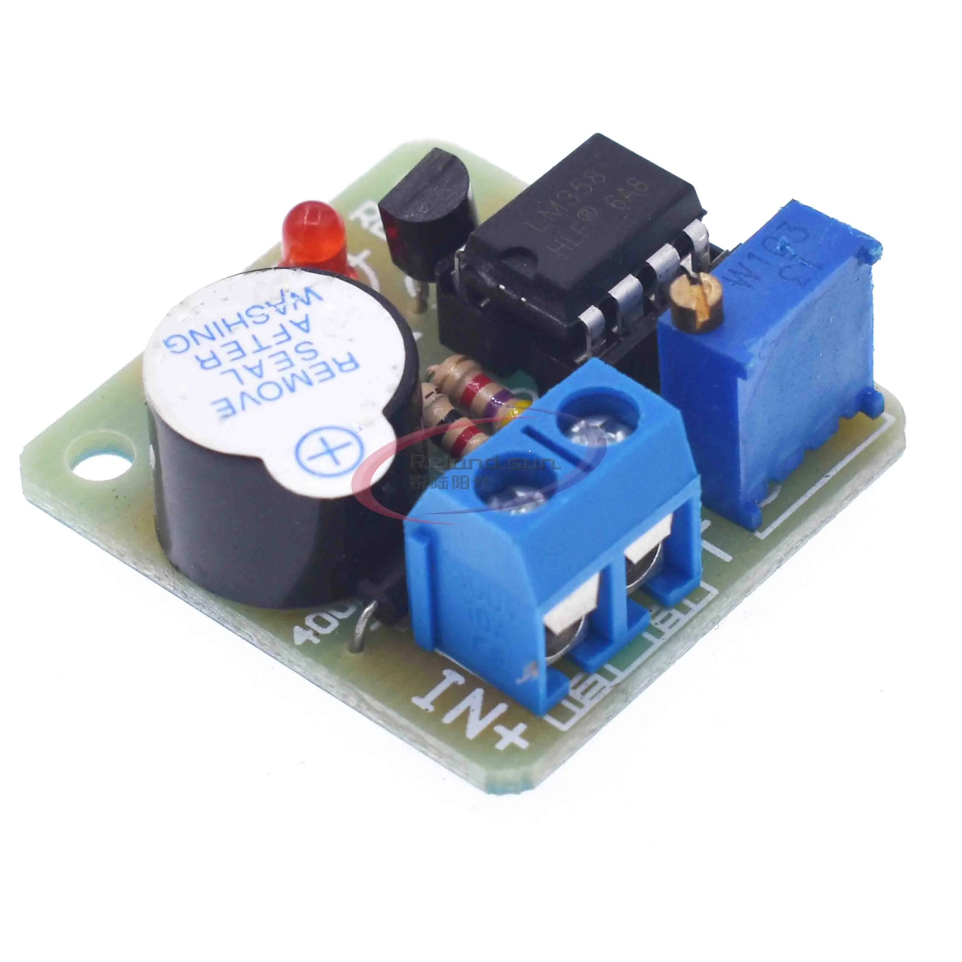 Panneau d'alarme sonore et lumineux, accumulateur 12V LM358, Buzzer,  prévention de décharge excessive, Module de contrôleur, Protection contre  les surtensions - AliExpress