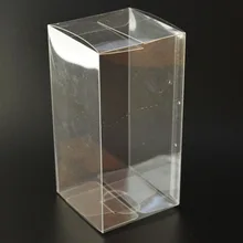 6 размеров-20 шт./лот, прозрачная пластиковая упаковочная коробка из ПВХ, прозрачная коробка из ПВХ для демонстрации подарков, коробки для хранения, складная пластиковая коробка 6,26
