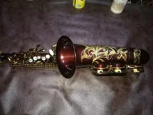 Taiwan Original MUSEADF Eb Alto Saxophone Professional Brand Instrument E Flat Unique Red Copper Brass Sax Alto Saxofone