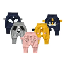 Bebe/зимние штаны с рисунком животных и вельветом для мальчиков и девочек от 6 месяцев до 24 месяцев, теплые зимние штаны-шаровары для малышей с аксессуарами