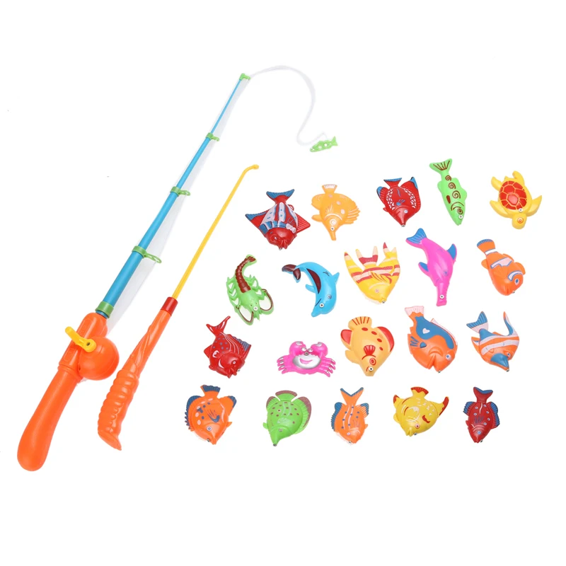 20Pcs Fish Magnetic Magnet Fishing font b Toy b font Kid Birthday Gift Children Eearly Educational