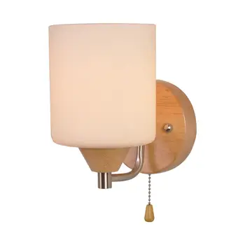 

2017 European Craft Glass and Rubber Wooden Products Professional Art big Cylindrical China Post Free Mail Family Wall Light