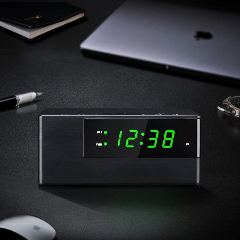 Buy LED Simple Double Alarm Snooze Alarm Clock Mobile