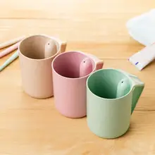 Зубная кружка для путешествий, для ванной, зубная щетка, кружка, пшеничная солома, держатель для зубных щеток, чашка для полоскания