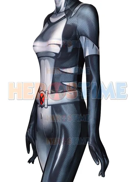 X-23 Лаура Кинни костюм супергероя X-men серый 3D принт спандекс Зентаи боди Хеллоуин костюм комбинезон индивидуальный заказ