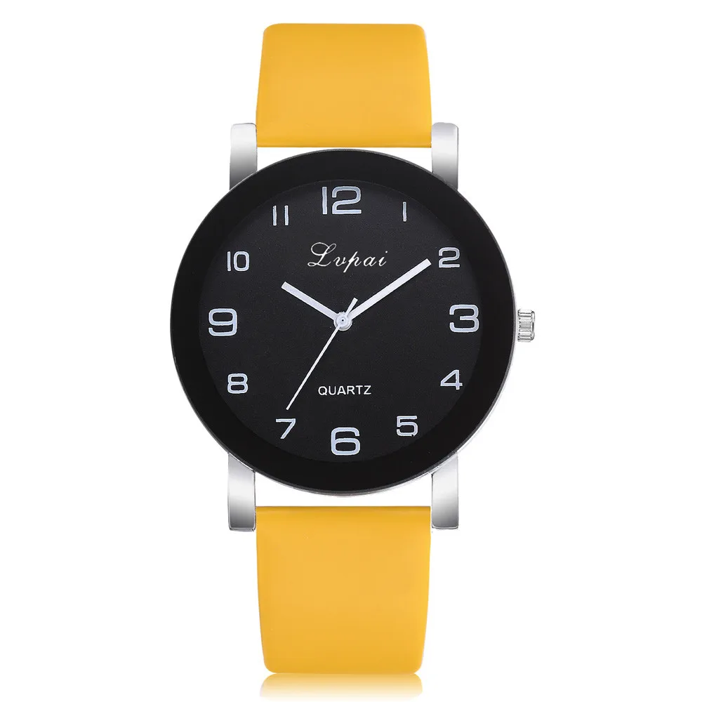 Relogio Feminino модные женские часы повседневные часы женские кварцевые часы с кожаным ремешком аналоговые наручные часы подарок B5 - Цвет: F