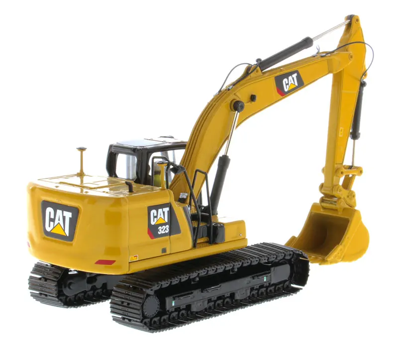 DM 1:50 гусеница Cat 323 гидравлический экскаватор машинное оборудование 85571 литая модель для сбора, украшения