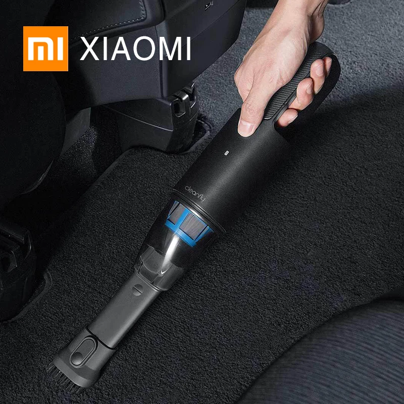 

! XIAOMI MIJIA Cleanfly FVQ Portable Car Hand Helded Vaccum Cleaner for home wireless Mini Dust Catcher Collector 5000Pa Suction