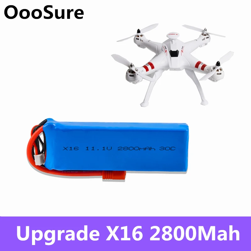 

Upgrade X16 11.1V 2800mAh Battery For BAYANGTOYS X16 X21 X22 Yiqing X8 Quadcopter Spare Parts For RC Camera Drone Accessories