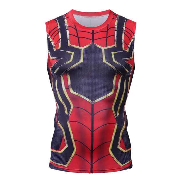 Spider Man 3D Printed T shirts Men Compression Shirt Cosplay Comics Costume Clothing 2018 NEW Arrival Summer Tops For Male
