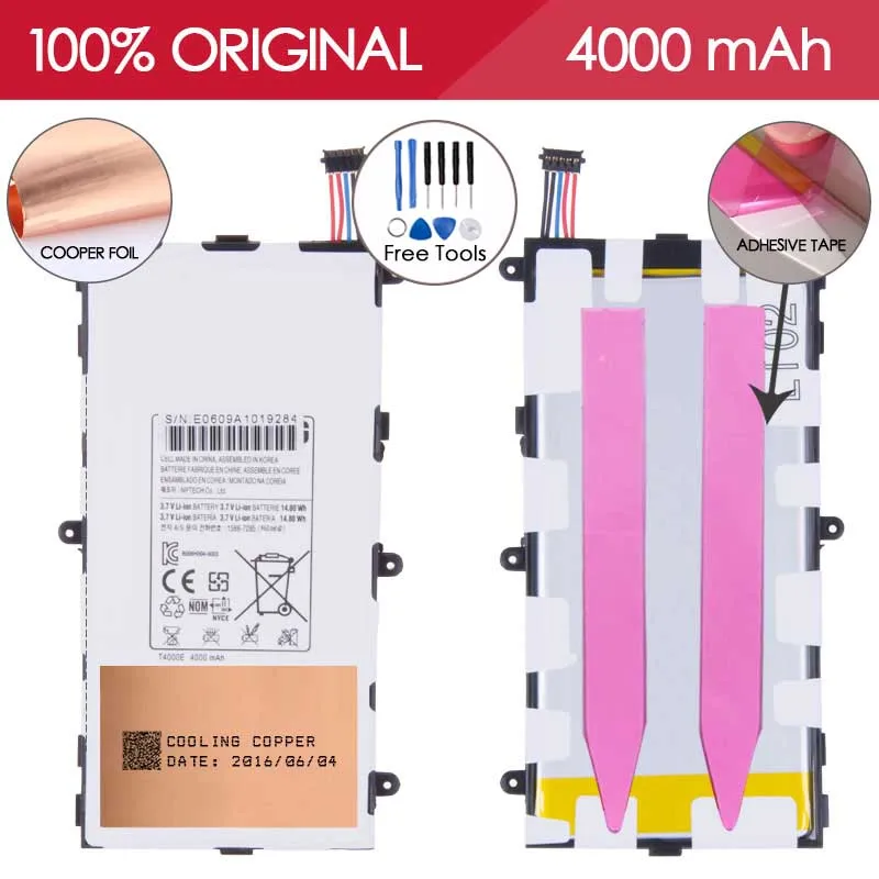 Allparts 100 TESTED T4000E 4000mAh Li ion Mobile Phone Battery For SAMSUNG Galaxy Tab 3 7