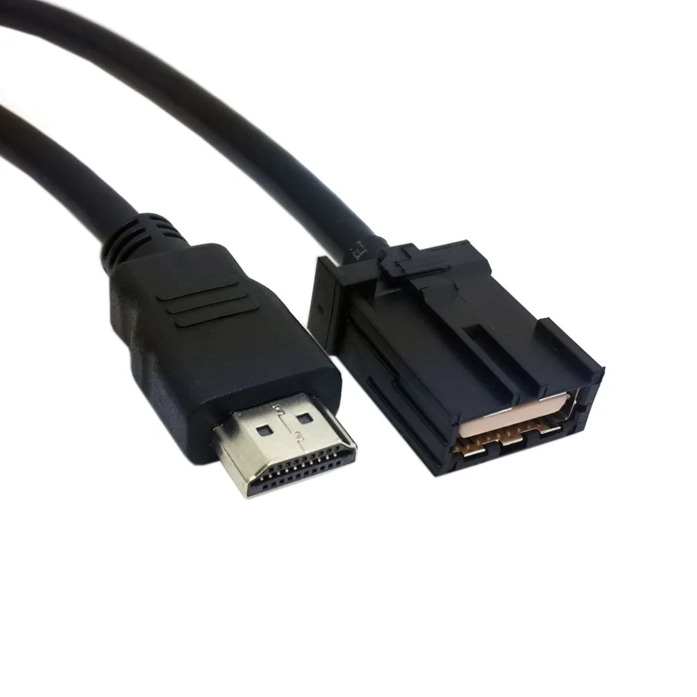 Высокая Скорость HDMI 1,4 Тип E штекерным Тип мужчина аудио-видео кабель Автомобильная связи Системы Класс разъем для hyundai H1 автомобиля