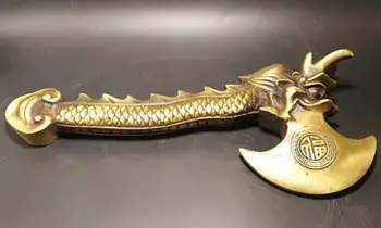 

archaize brass dragon axe furnishing articles town house to ward off bad luck