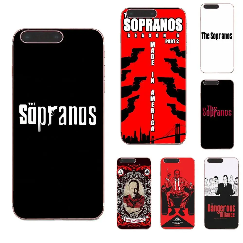 Мягкий чехол для телефона Samsung Galaxy Note 5 8 9 S3 S4 S5 S6 S7 S8 S9 S10 mini Edge Plus Lite Sopranos Tv |