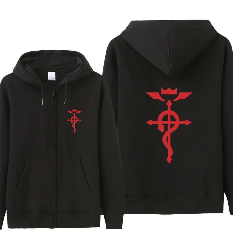 Omnitee Fullmetal Alchemist Толстовки Спортивная одежда для мужчин Повседневная Толстовка с